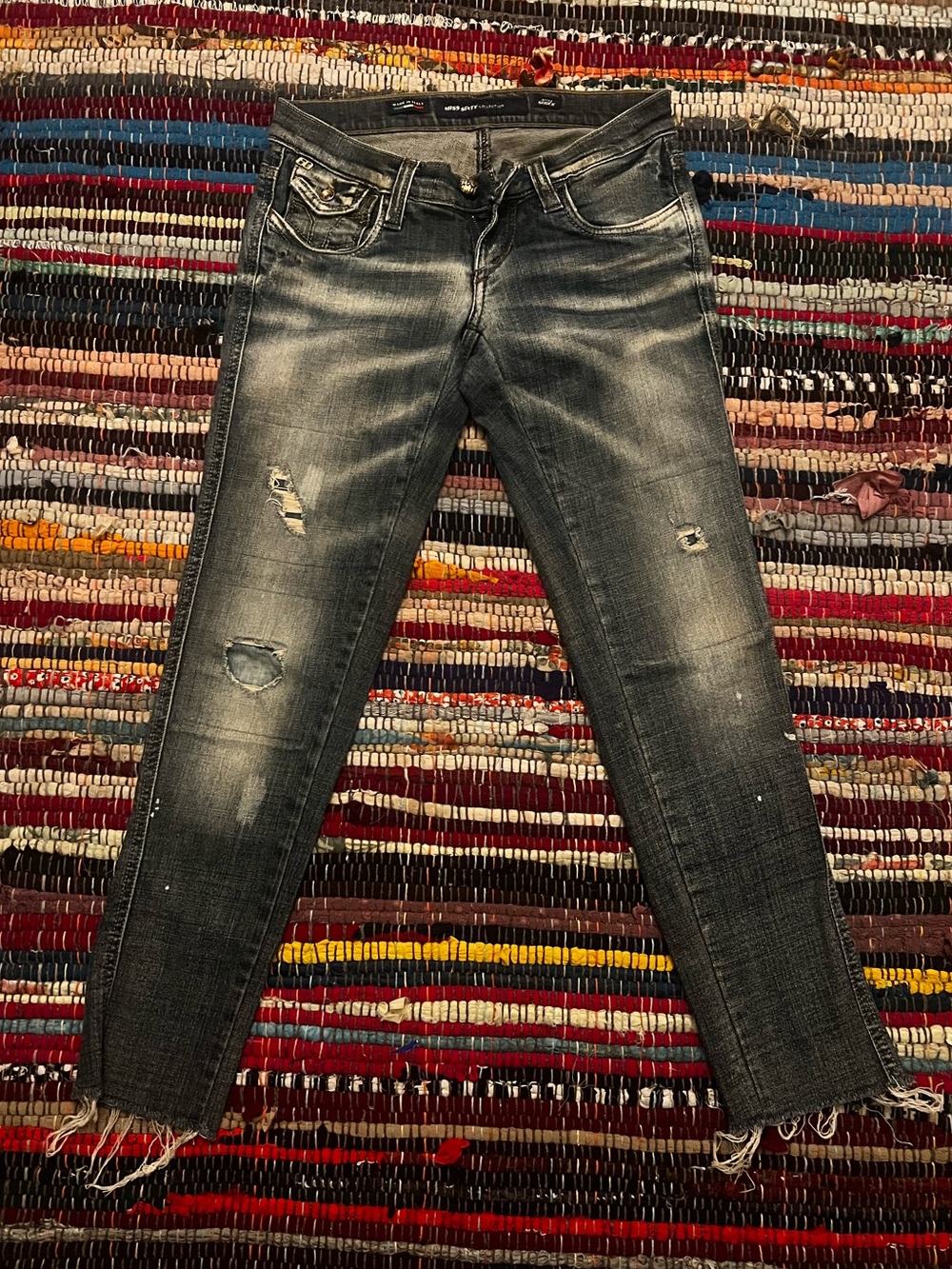 Miss Sixty Skinny Jeans Distressed